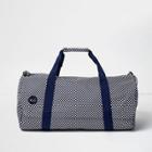 River Island Mensnavy Mi-pac Micro Dot Duffel Bag