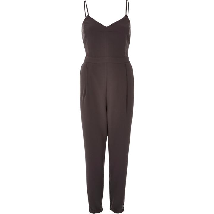 River Island Womens Smart Ruched Hem Cami Jumpsuit