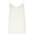 River Island Womens White V Strap Cami Top