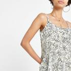 River Island Womens Ditsy Floral Peplum Cami Top
