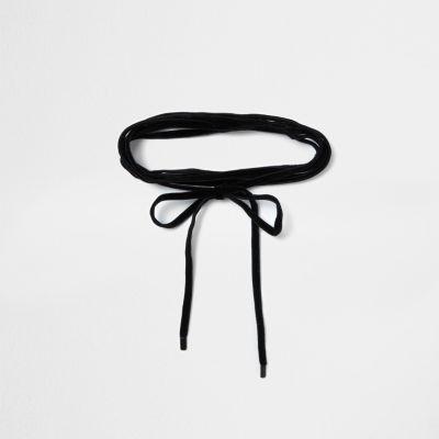 River Island Mens Velvet Bolo Necklace