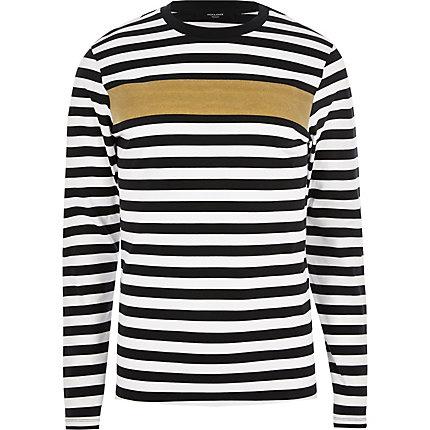 Mens Jack And Jones Stripe T-shirt