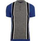 River Island Mens Blocked Polo Shirt