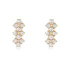 River Island Womens Gold Tone Sparkly Stud Earrings