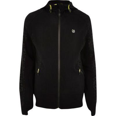 River Island Mens Ri Active Fluro Zip Sports Hoodie