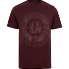 River Island Mens 'la' Circle Print Slim Fit T-shirt