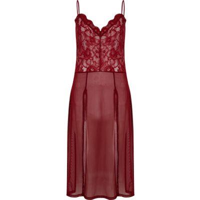 River Island Womens Lace Slip Cami Top