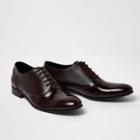 River Island Mens Polished Leather Oxford Shoes