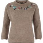 River Island Womens Knitted Embroidered Sweater