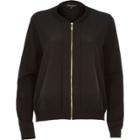 River Island Womens Woven Front Bomber Jacket