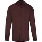 River Island Mensred Smart Slim Fit Tonic Shirt