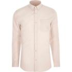 River Island Mens Button-down Muscle Fit Oxford Shirt