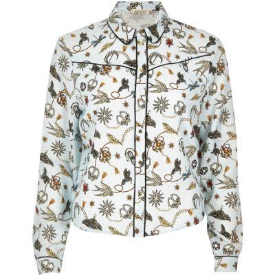 River Island Womens Print Western Shirt