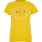River Island Womens 'belle Luxury' Foil Print T-shirt