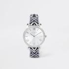 River Island Womens Contrast Aztec Print Watch