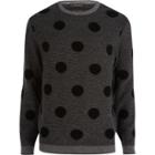River Island Mens Polka Dot Sweater