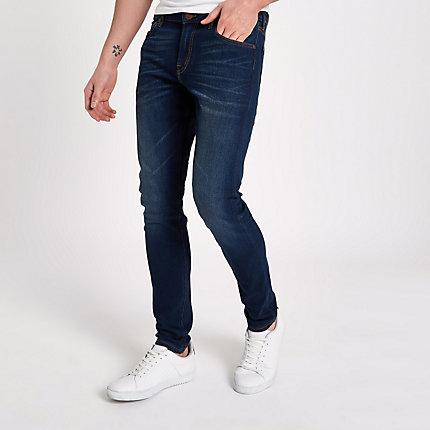 River Island Mens Lee Stretch Skinny Fit Malone Jeans