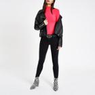 River Island Womens Fluroscent Fitted Roll Neck Bodysuit