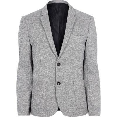 River Island Mens Big And Tall Space Dye Blazer