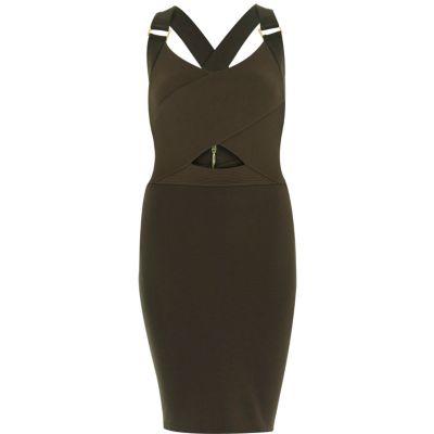 River Island Womens Cut Out Bodycon Dress
