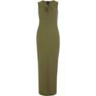 River Island Womens Knot Front Sleeveless Maxi Column Dress