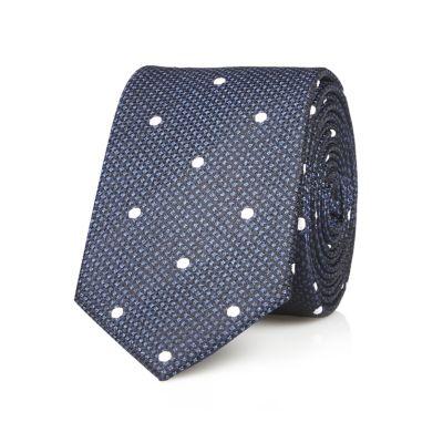 River Island Mens Silk Spot Texture Tie