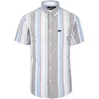 River Island Mens Lee Short Sleeve Stripe Shirt