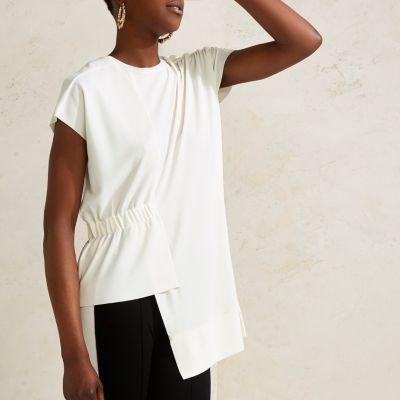 River Island Womens Ri Studio Asymmetric Hem Top