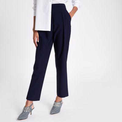 River Island Womens Pleated Peg Pants