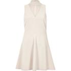 River Island Womens Nude Choker Mesh Skater Dress