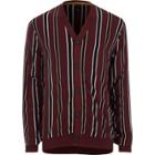 River Island Mens Stripe Knit Cardigan