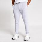 River Island Mens 'undefined' Embroided Slim Fit Joggers
