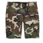 River Island Mens Camo Slim Fit Cargo Shorts