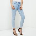 River Island Womens Petite Raw Cut Molly Jeggings