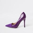 River Island Womens Fold Front Pumps