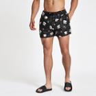 River Island Mens Tarot Card Print Drawstring Swim Trunks