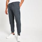 River Island Mens Svnth Embroidered Joggers