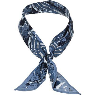 River Island Mens Fish Print Neck Scarf