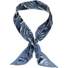 River Island Mens Fish Print Neck Scarf