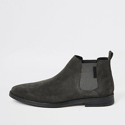 River Island Mens Low Suede Boots