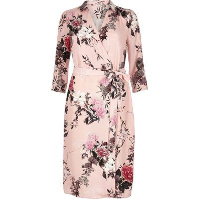 River Island Womens Oriental Print Shirt Dress