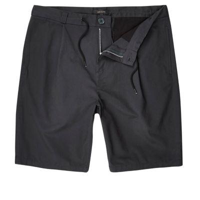 River Island Mens Drawstring Oversized Bermuda Shorts