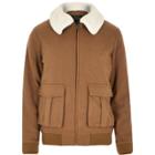 River Island Mens Wool-blend Harrington Jacket