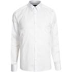 River Island Menswhite Slim Point Collar Shirt