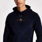 River Island Mens Muscle Fit Maison Riviera Hoodie