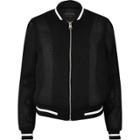 River Island Womens Mesh Bomber Jacket