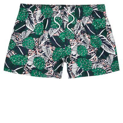 River Island Mens Cactus Print Swim Shorts