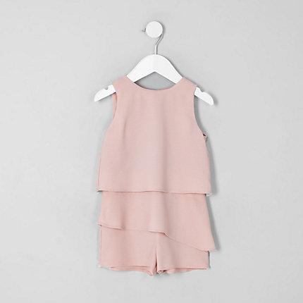 River Island Mini Girls Frill Skort Romper