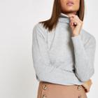 River Island Womens Roll Neck Batwing Sleeve Sweater