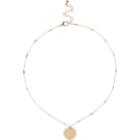 River Island Womens Gold Tone C Initial Necklace